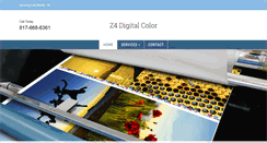 Desktop Screenshot of fortworthdigitalprinting.com